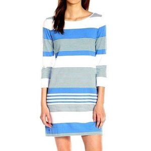 Lilly Pulitzer Blue Coconut Marlowe Striped Dress